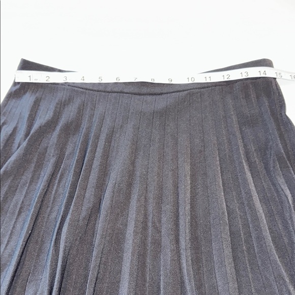 Allison Daley Elegant Black Full Pleated Skirt Flowy Classic Formal Women’s Sz M - Picture 5 of 8